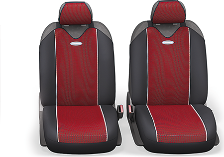 Автомобильный чехол на сиденье Autoprofi CRB-902P BK/RD черный/красный