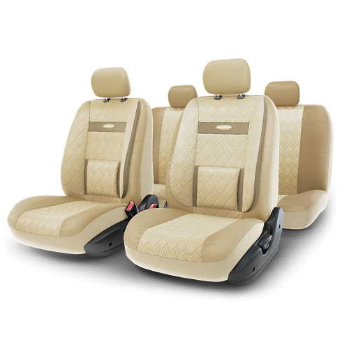 Автомобильный чехол на сиденье Autoprofi COM-1105GP L.BE/L.BE M бежевый