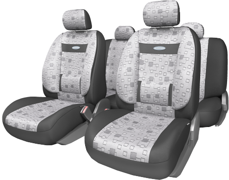 Автомобильный чехол на сиденье Autoprofi COM-1105 черный