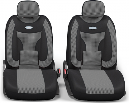 Автомобильный чехол на сиденье Autoprofi ECO-1105 BK/DGY черный/серый