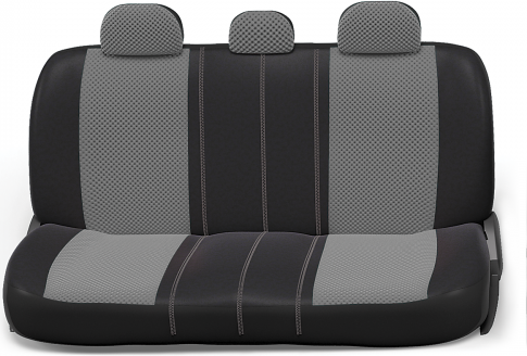 Автомобильный чехол на сиденье Autoprofi ECO-1105 BK/DGY черный/серый