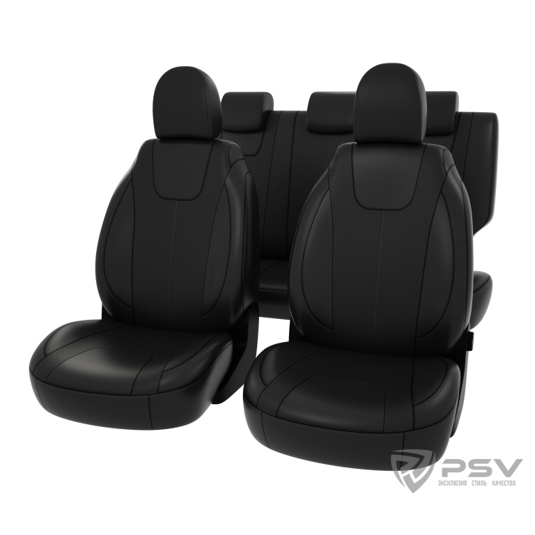 Автомобильный чехол на сиденье PSV 126330 ВАЗ (Лада) Vesta 2015-> черный