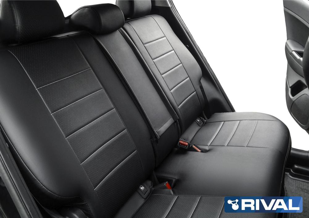 Автомобильный чехол на сиденье Rival SC.5705.1 Toyota Camry XV40 2006-2011 г.в. черный