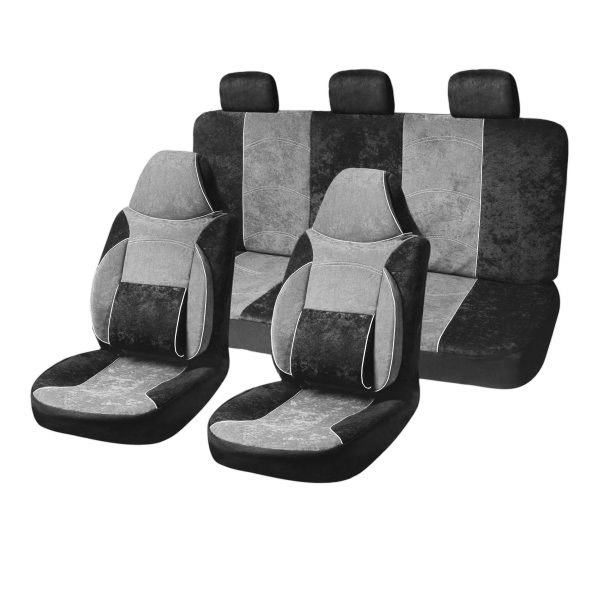 Автомобильный чехол на сиденье SkyWay S01301033 черный/серый