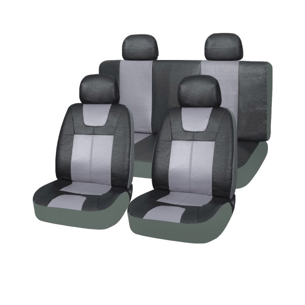 Автомобильный чехол на сиденье SkyWay S01301037 черный/серый