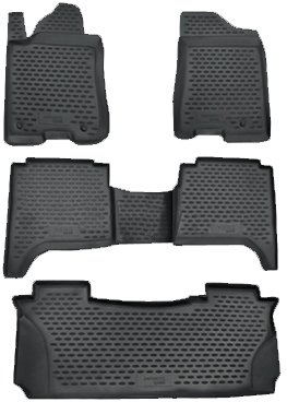 Автомобильный коврик Element CARINF10003 в салон Infiniti QX56 2010->, черный