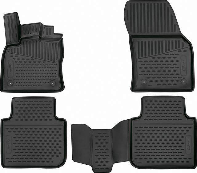 Автомобильный коврик Format FORMAT.3D4151210K в салон Renault Sandero Stepway 2013-2018 г., черный