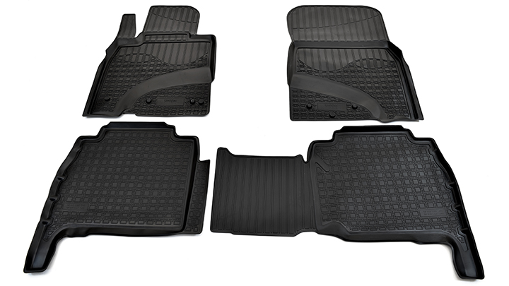 Автомобильный коврик Norplast NPA11-C88-500 в салон Toyota Land Cruiser 200 2012->, черный
