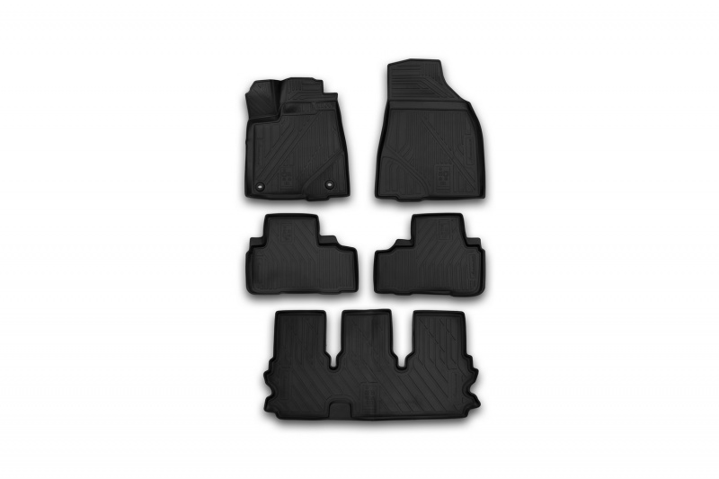 Автомобильный коврик Element CARTYT00003 в салон Toyota Highlander 2014->, черный