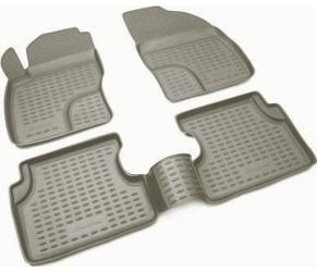 Автомобильный коврик Element NLC.48.06.211k в салон Toyota Land Cruiser 100 1998-2007 г., серый