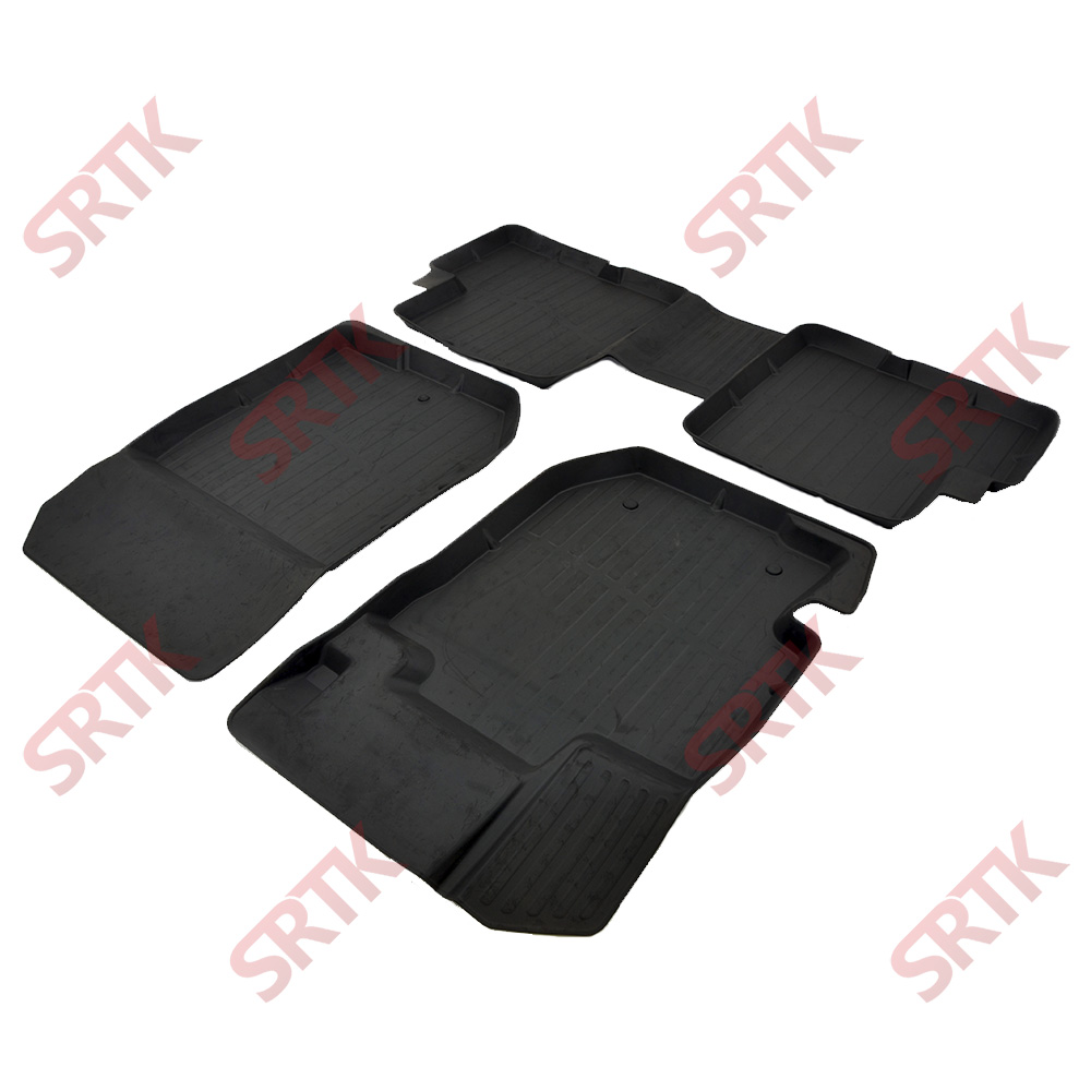 Автомобильный коврик SRTK PR.NS.ALM.12G.02X35 в салон Nissan Almera 2012->, черный