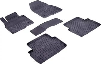 Автомобильный коврик SeiNtex 86393 в салон BMW 5 Series (F10) 2010-2013 г.в., черный