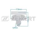 Zekkert BE1678 клипса Lexus; Toyota