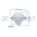 Zekkert BE2407 клипса Citroen; Peugeot
