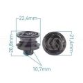 Zekkert BE2504 клипса Skoda; VW