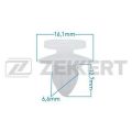 Zekkert BE3436 клипса Mercedes-benz; Mitsubishi