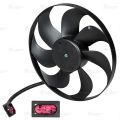 Luzar LFc1801 охлаждения Octavia (96-)/VW Golf IV (96-) (без кожуха) A/C-