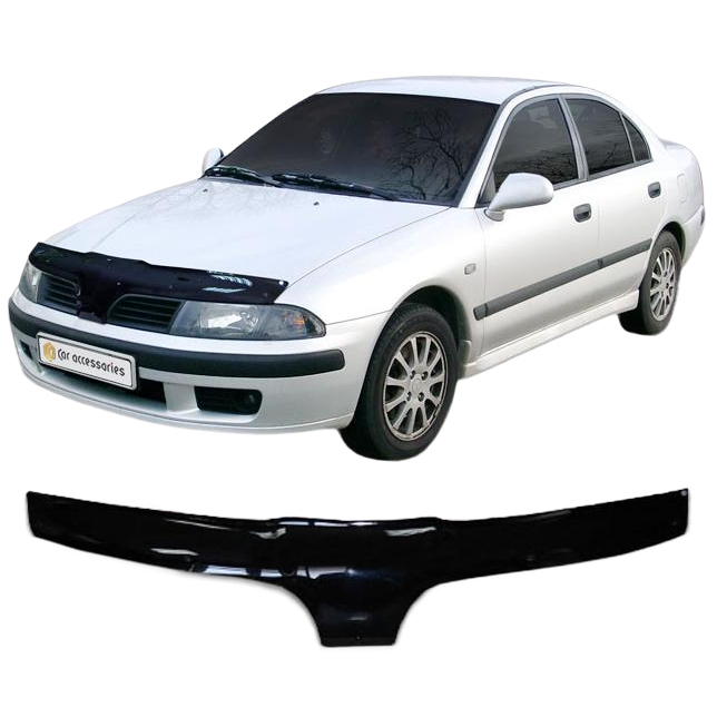 Дефлектор капота CA plastic 2010010103569 Mitsubishi Carisma черный