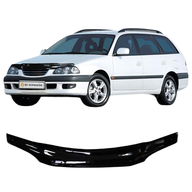 Дефлектор капота CA plastic 2010010104139 черный Toyota Caldina