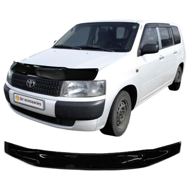 Дефлектор капота CA plastic 2010010104351 черный Toyota Succeed
