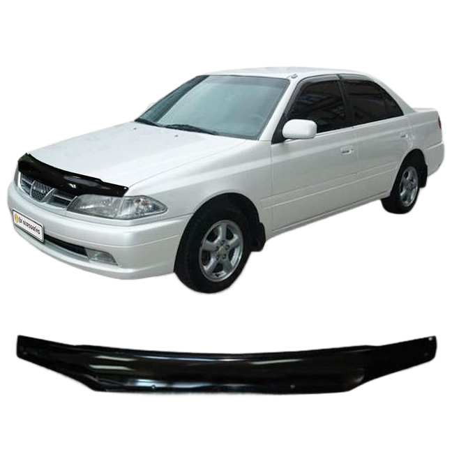 Дефлектор капота CA plastic 2010010104634 черный Toyota Carina