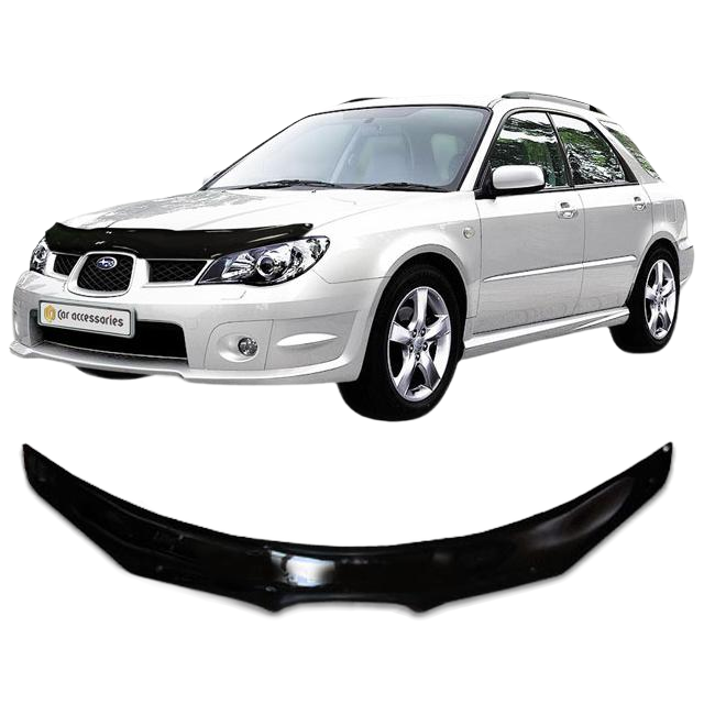Дефлектор капота CA plastic 2010010104894 черный Subaru Impreza