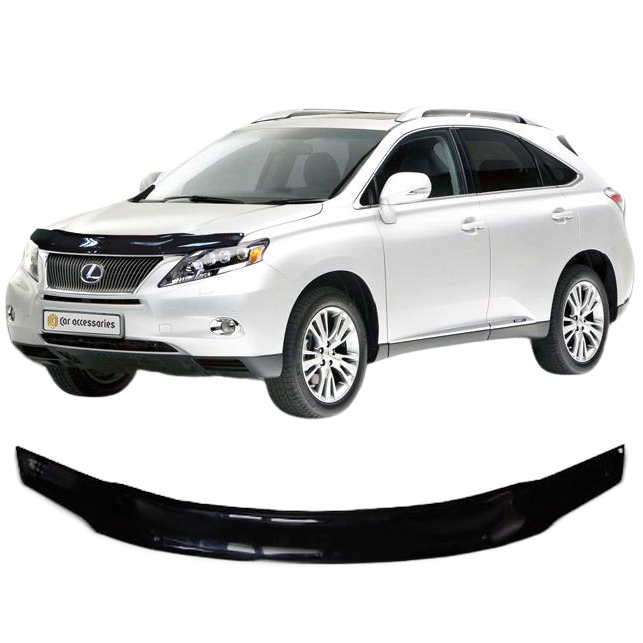 Дефлектор капота CA plastic 2010010105013 черный Lexus RX