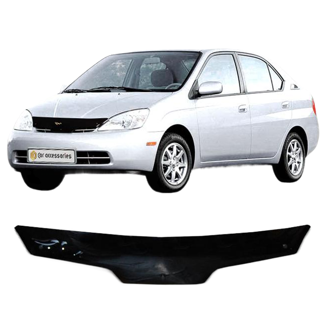 Дефлектор капота CA plastic 2010010105624 черный Toyota Prius
