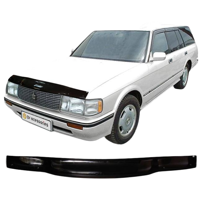 Дефлектор капота CA plastic 2010010106454 Toyota Crown Wagon черный