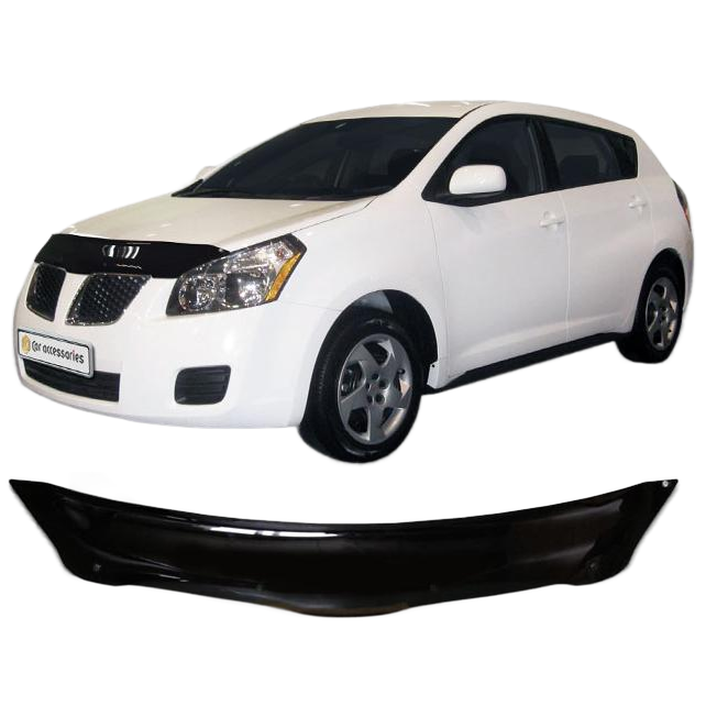 Дефлектор капота CA plastic 2010010106928 черный Pontiac Vibe