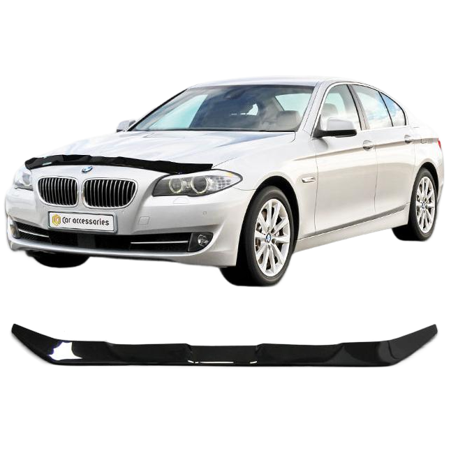 Дефлектор капота CA plastic 2010010108298 черный BMW 5 Series