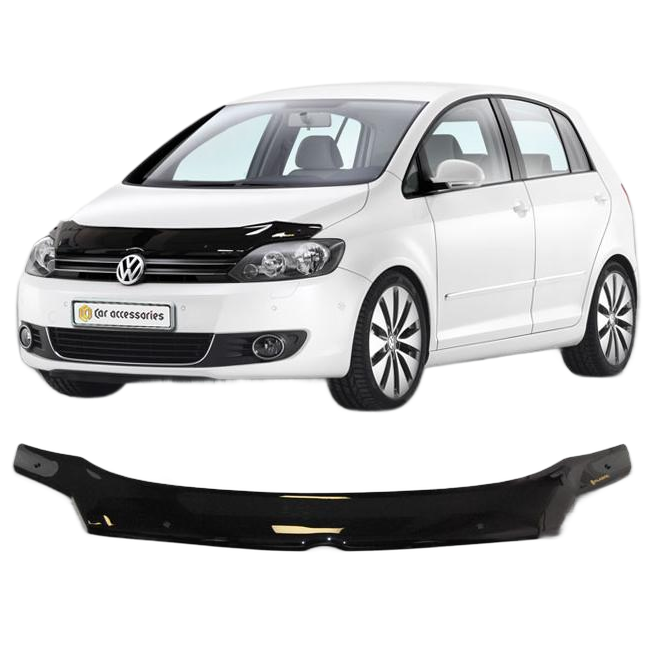 Дефлектор капота CA plastic 2010010108830 черный Volkswagen Golf Plus