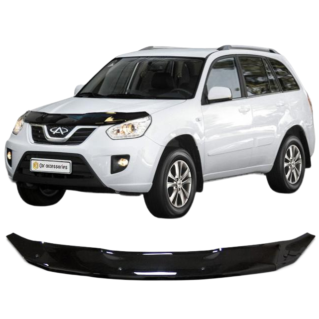 Дефлектор капота CA plastic 2010010109066 черный Chery Tiggo