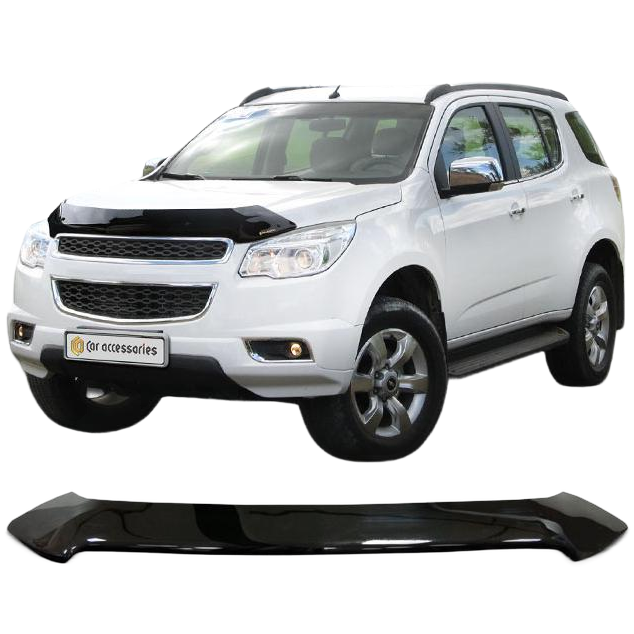 Дефлектор капота CA plastic 2010010110475 черный Chevrolet Trailblazer