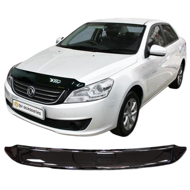 Дефлектор капота CA plastic 2010010110963 черный Dongfeng S30