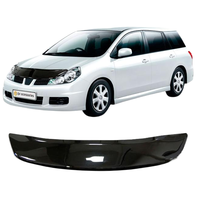 Дефлектор капота CA plastic 2010010111700 черный Mazda Familia