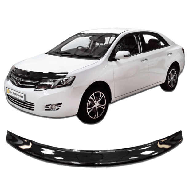 Дефлектор капота CA plastic 2010010111953 черный Zotye Z300