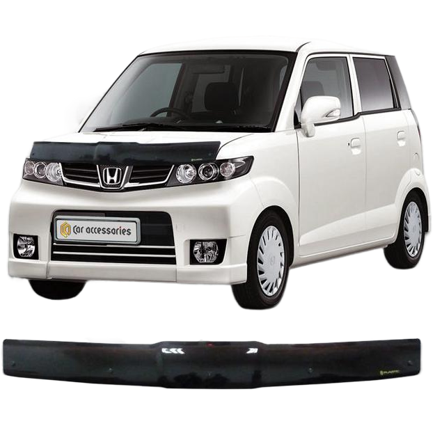 Дефлектор капота CA plastic 2010010112493 черный Honda Zest Spark
