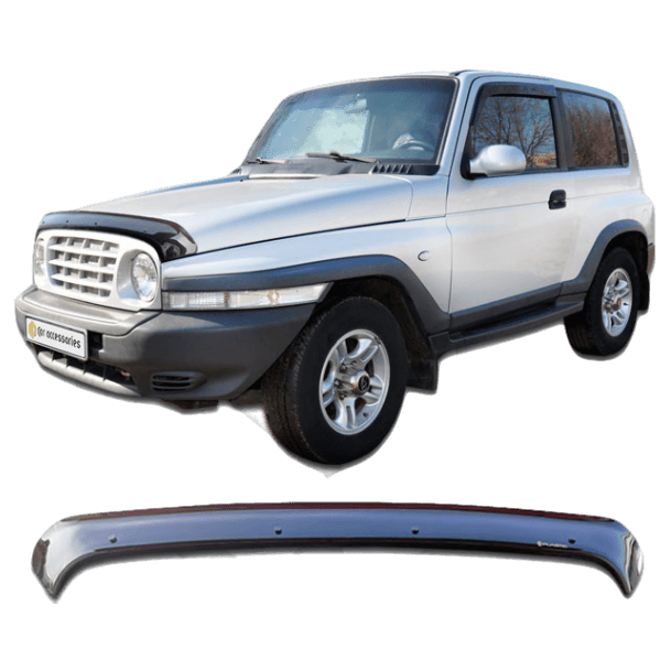 Дефлектор капота CA plastic 2010010113414 черный Тагаз Тагер 3 Door