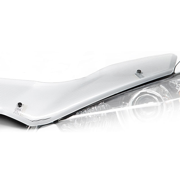 Дефлектор капота CA plastic 2010010702571 серебряный Chery Fora А5