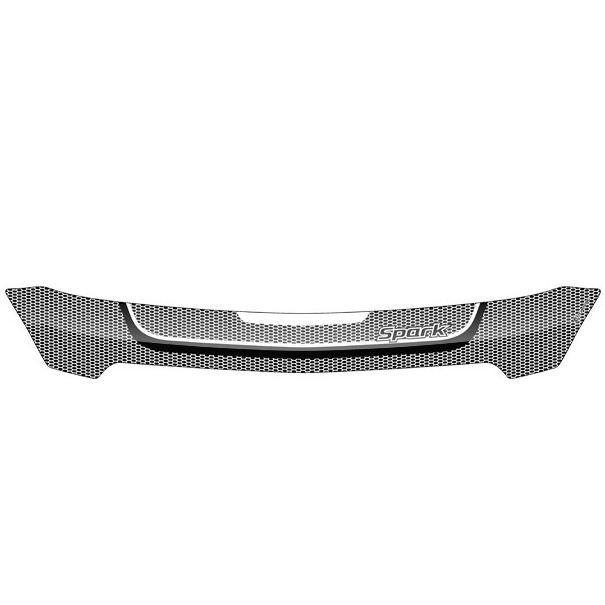 Дефлектор капота CA plastic 2010011405723 белый Chevrolet Spark