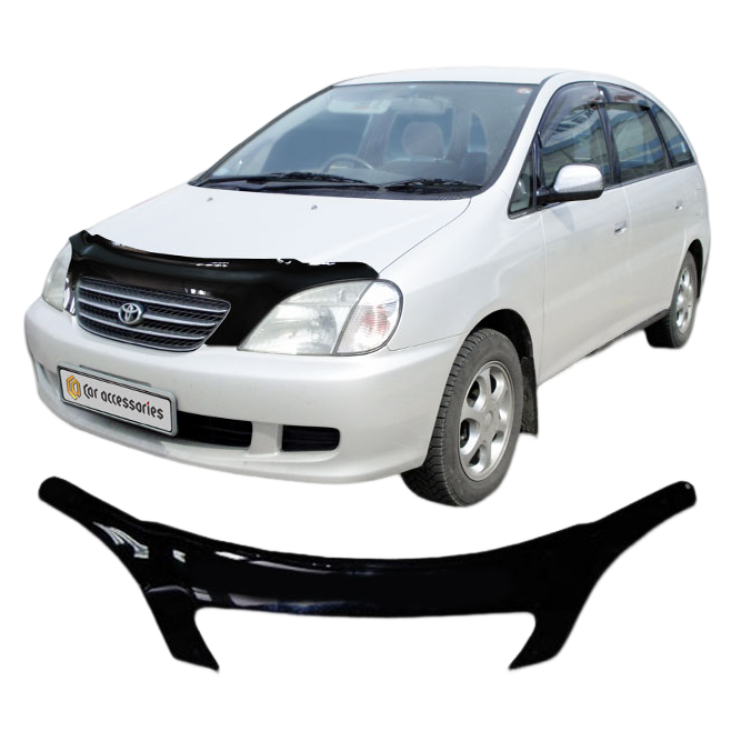 Дефлектор капота CA plastic 2010060100297 черный Toyota Nadia