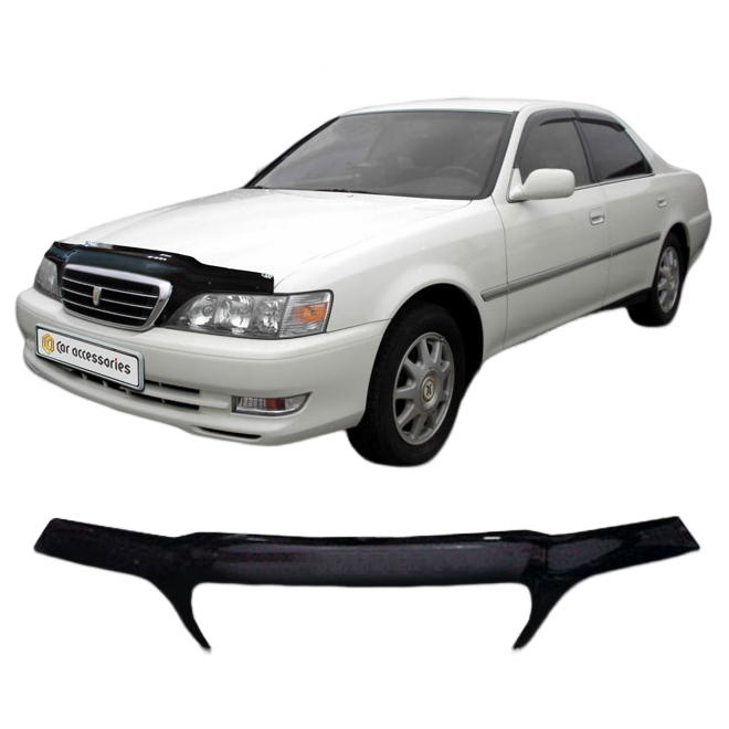 Дефлектор капота CA plastic 2010060100556 черный Toyota Cresta
