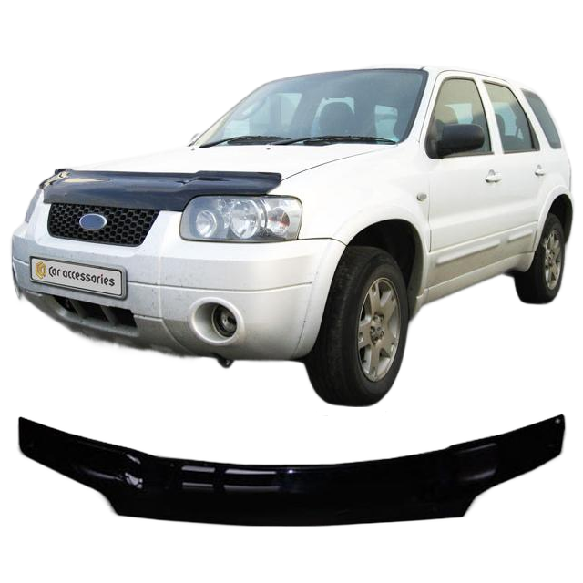 Дефлектор капота CA plastic 2010060100853 черный Ford Maverick