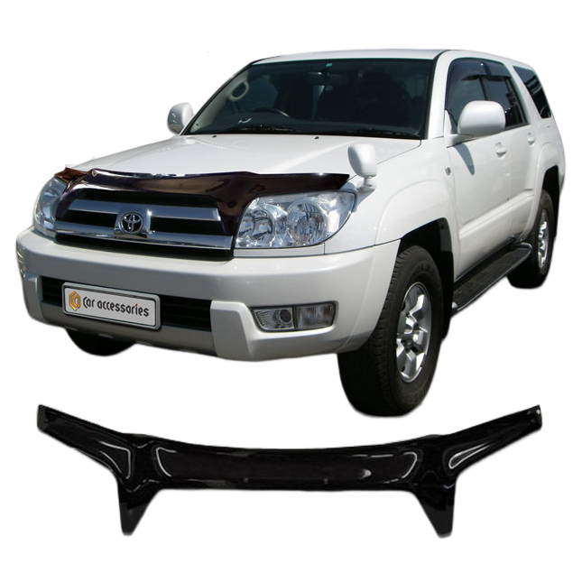 Дефлектор капота CA plastic 2010060101966 черный Toyota Hilux Surf