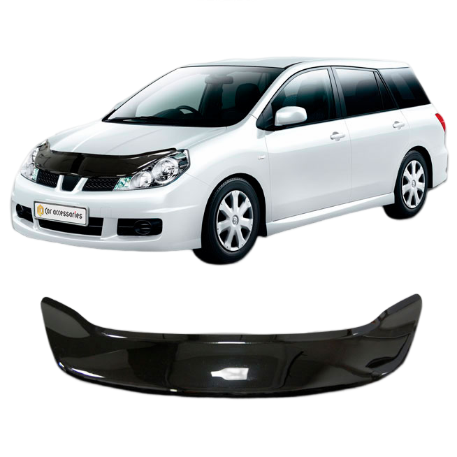 Дефлектор капота CA plastic 2010060111705 черный Mazda Familia