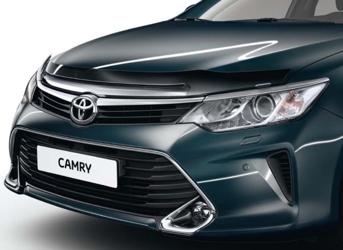 Дефлектор капота SIM NLD.STOCAM1412 TOYOTA Camry (2014-) черный
