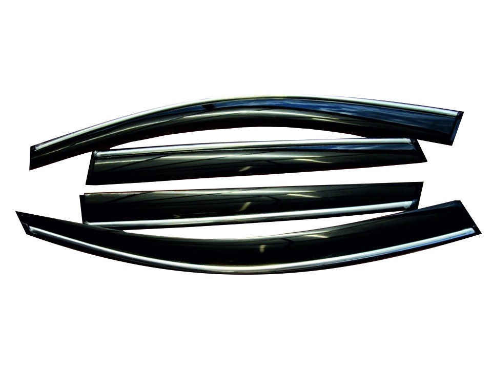 Дефлекторы окон SIM NLD.SMERM0532 4 door MERCEDES M-CLASS 2005-2011, черный