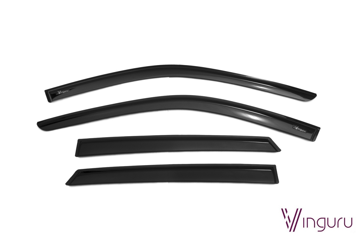 Дефлекторы окон Vinguru AFV23105 Ford Focus Ii 2005-2010 Сед черный