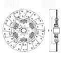 Trialli FD400 ведомый Volvo FH/FM (05-)/FMX (10-); Renault C/D/K/T (13-) (430WGTZ)